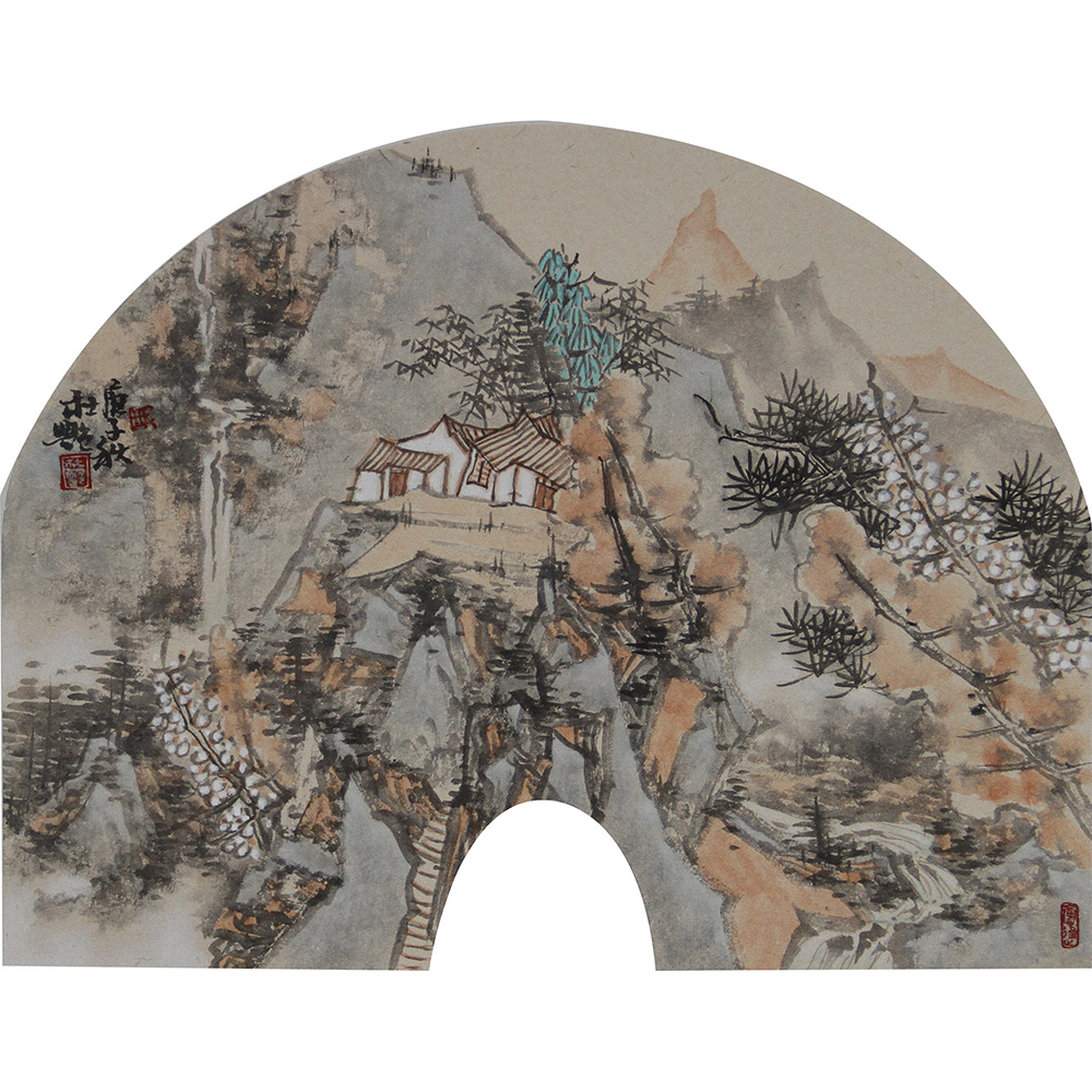 小品（山水三） 杜艳 拱形（40X35）