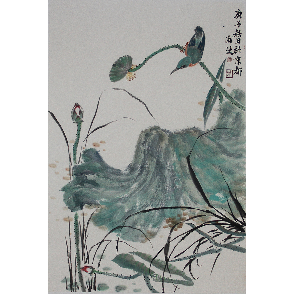 花鸟（京都） 南斐 4尺三开（46X68）
