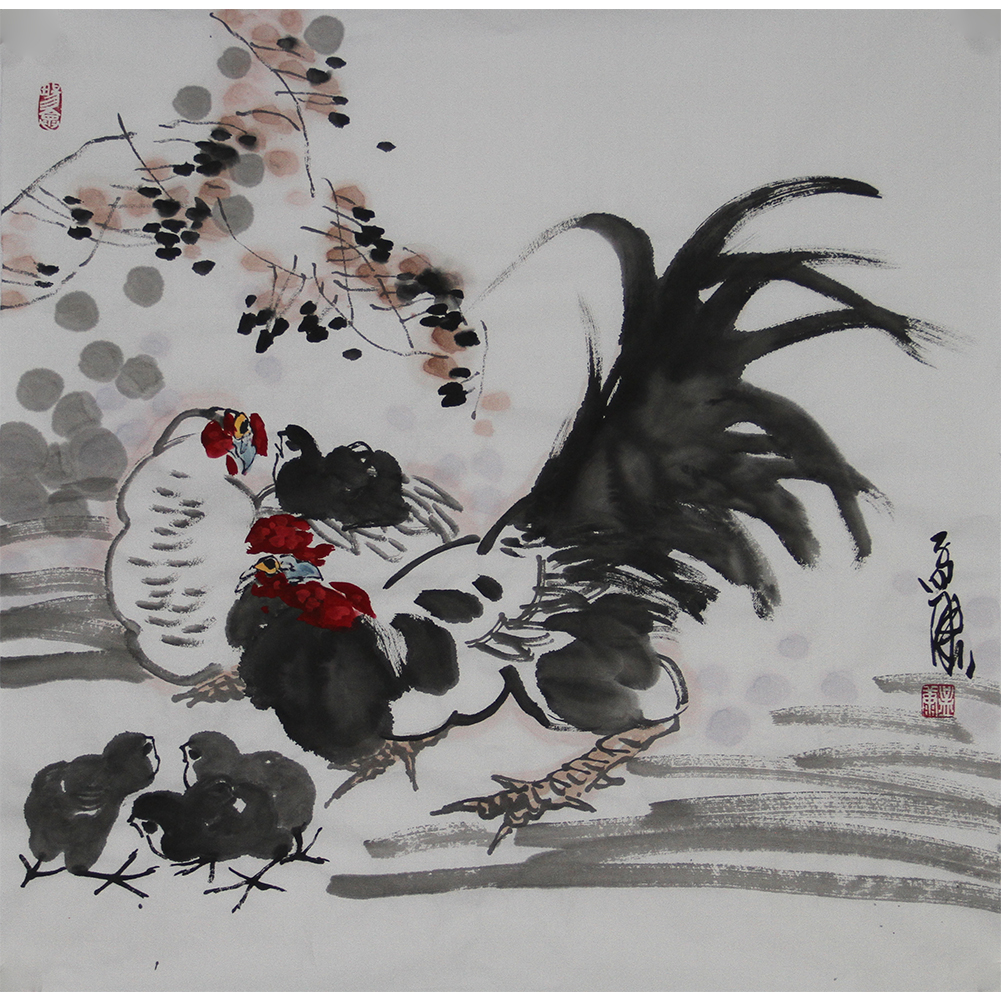 大吉图孟康4尺斗方68x69