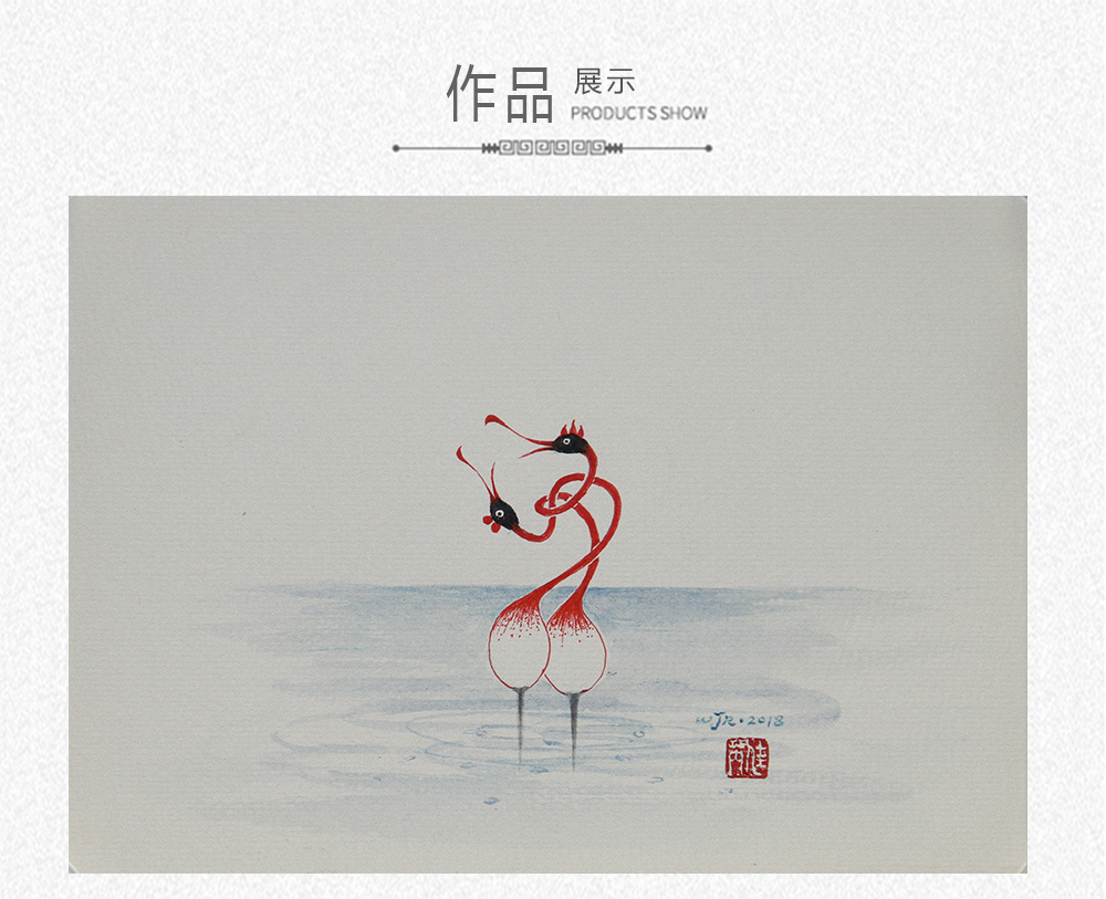 爱情鸟十  吴佳芮  （19x26）(图1)
