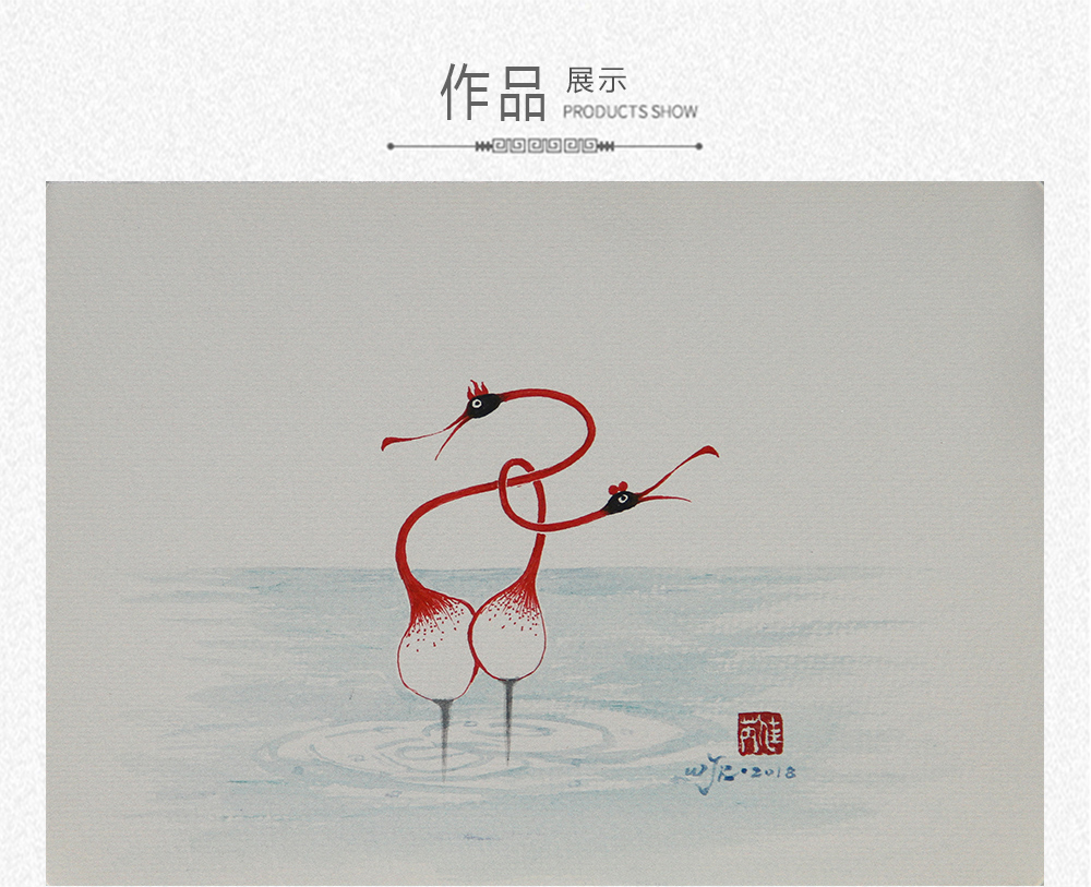 爱情鸟十五  吴佳芮  （19x26）(图1)